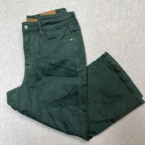 Judy Blue Damen 14W High Rise Wide Leg Forest Green Denim Jeans JB88806 - Bild 1 von 9