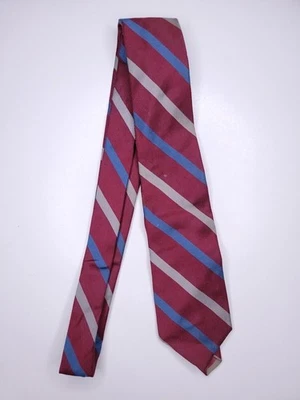 Gloria Vanderbilt Mens Formal Necktie 55"Lx3"W Burgundy Neck Tie - Image 1 of 4