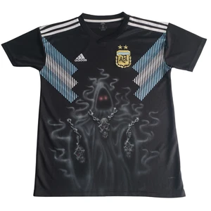 2018 Adidas Argentinien Fußball Soccer Trikot Lionel Messi Herren Medium Custom Art - Bild 1 von 16