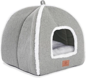 Cat Bed for Indoor Cats - Cat Cave Bed Cat House Cat Tent with Removable Wash... - Picture 1 of 6