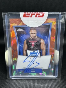TONGA LOA 2025 Topps Chrome Sapphire WWE #/25 ORANGE ICE Auto #BBA-TON on card! - Picture 1 of 5