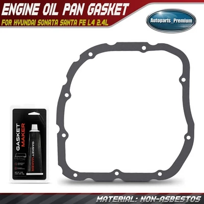 Juego de juntas inferiores del cárter de aceite del motor para Hyundai Sonata 1999-2001 Santa Fe 2001 2,4 L Foto 1 de 4