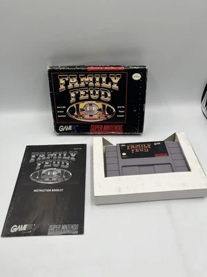 Family Feud (SNES) Super Nintendo CIB Complete Box 1991 GameTek RARE - Image 1 of 4