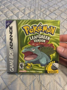 Gameboy Advance Pokemon LeafGreen Version MINT 100% CIB!! GBA Pokemon Game - Picture 1 of 21