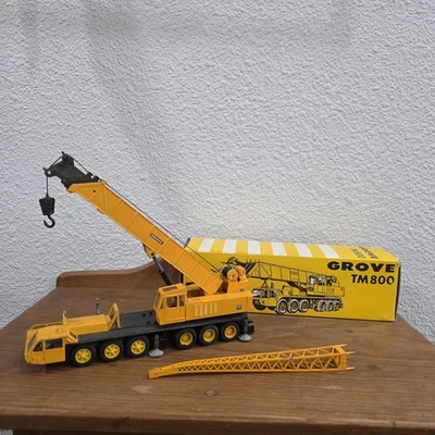 Vintage NZG 136 GROVE TM800 mobile construction crane diecast - Art. No. 136 - image 1 of 4
