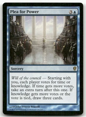 Plea for Power #24 (LP) Conspiracy CNS Magic MTG - Image 1 of 2