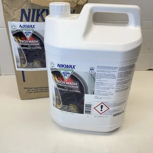 Nixwax 5L Tech Wash Technical Cleaner for Waterproof Jackets Outerwear Gore-tex - Picture 1 of 3