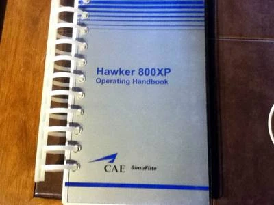 Manual de operación Hawker 800XP Foto 1 de 4