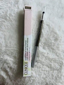 Clinique Quickliner For Eyes 13 Intense Peridot Eyeliner w/ Smudger Full Size  - Picture 1 of 1