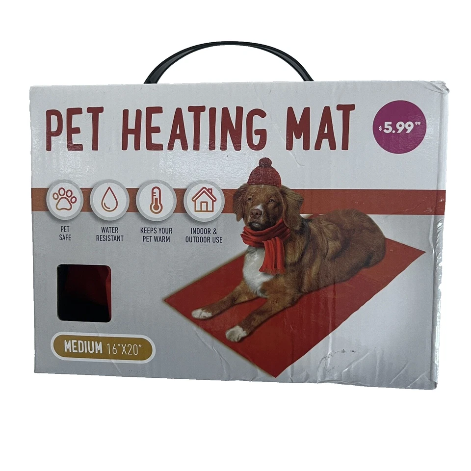Pet Heater Mat Medium 16x20" Safe Non Toxic Non Electric Latex Free USA NWOT - Image 1 of 4
