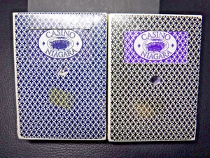 Mazos perforados de comodines de cartas de casino Niagara Ontario CA - Imagen 1 de 4