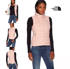 The North Face Misty Rise Pink Holladown 550 Goose Down Puffer Vest Size S - Picture 1 of 8