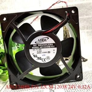 1pc ADDA AD1224HB-F51 12CM 12038 24V 0.32A 2-wire Ball Server Cooling Fan NEW - Picture 1 of 6