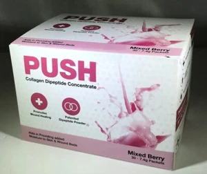 Push Collagen Wound Healing Concentrate Mixed Berry 30 Packets - Picture 1 of 4