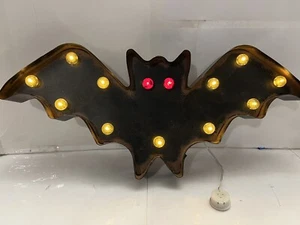 Happy Halloween LED neon sign 12"x15" (blue bat) - Picture 1 of 10