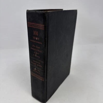 101 Years of Entertainment By Ellery Queen 1945 HC Vintage Detective Anthology - Image 1 of 4