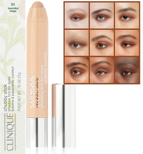 Clinique CHUBBY STICK Shadow Tint for Eye 01 BOUNTIFUL BEIGE Full SZ 0.10 oz NIB - Picture 1 of 1