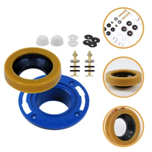 1 Set Toilet Flange Wax Ring Bathroom Toilet Bowl Gasket Toilet Flange - Picture 1 of 12