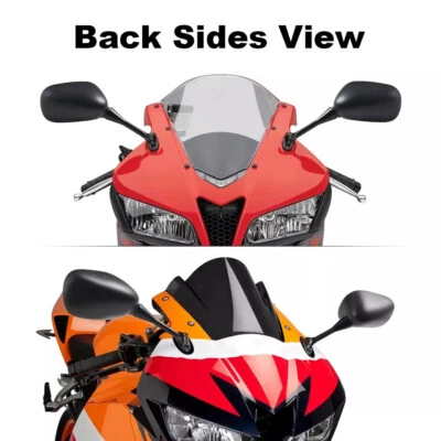 Espejo retrovisor lateral negro para Honda CBR600RR 2003-23 CBR1000RR 2004-2007 - CA39H Foto 1 de 4
