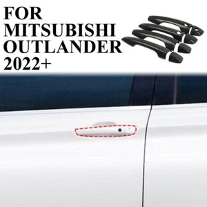Cubierta de manija lateral de fibra de carbono 8 piezas para Mitsubishi Outlander 2022 - Imagen 1 de 6