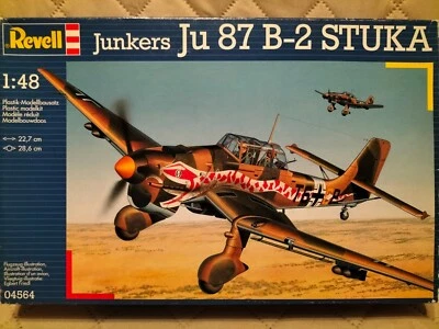 Revell JU-87 B-2 Stuka + Microscale Decals + Aires + Part PE 1/48 - Immagine 1 di 4