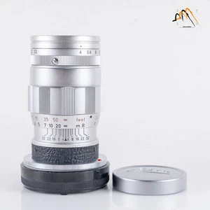 Leica Elmar M 90mm/F4.0 E39 Ver.II V2/ 3 Elements Silver Lens Yr.1962 #11237 - Picture 1 of 9