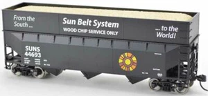 Bowser  SUN BELT SYSTEM 70-Ton Wood Chip Hopper Cars (assorted #'s)  *FREE SHIP - Picture 1 of 1