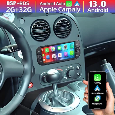 Reproductor GPS estéreo radio coche Apple CarPlay automático Android para Dodge Viper 2000-2010 Foto 1 de 4