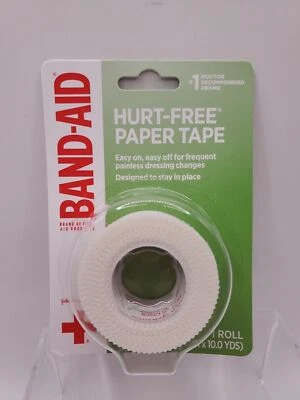 Band Aid Hurt-Free Paper Tape 10.0 yds x 1 Inch - Image 1 of 2