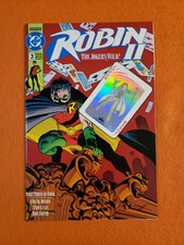 ROBIN 2 #3 HOLOGRAM COVER   (1991) THE JOKERS WILD