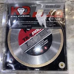 King Diamond KD 7" TilePro Diamond Circular Blade, 5/8" Arbor C70S7 - Picture 1 of 5