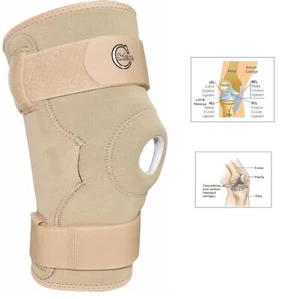 SC Kniescharniert Arthritis Unterstützung Zahnspange Schutz Stabilisator Riemen Wickel offene Patella - Bild 1 von 10