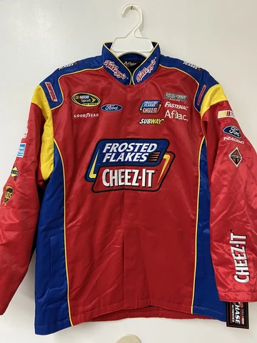 Carl Edwards Nascar Chase Ladies Kellogg's Uniform Red Jacket XL Cover