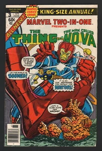 MARVEL TWO-IN-ONE KING-SIZE ANNUAL #3, Marvel, 1978, VG, THE THING AND NOVA! - Picture 1 of 1