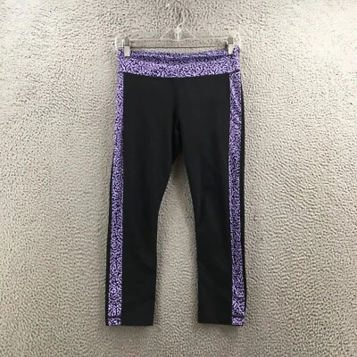 Under Armour Capri Leggings Womens (actual 28x22) Purple Mid Rise Elastic Waist - Image 1 of 4
