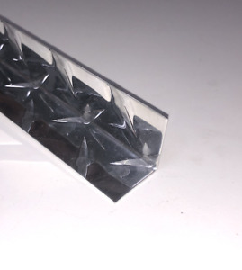 .063 Aluminum Diamond Plate Angle 1" x 2" x 36"
