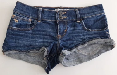 Abercrombie Kids Shorts Womens Size 14 Medium Wash 99% Cotton Cuffed EUC - Image 1 of 4