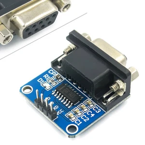 Modulo convertitore porta seriale MAX3232 RS232 a TTL connettore DB9 COM UK - Foto 1 di 7