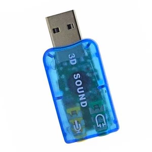 Scheda audio esterna USB 2 canali 2.0 5.1 virtuale 3D sound adattatore digitale - Foto 1 di 4