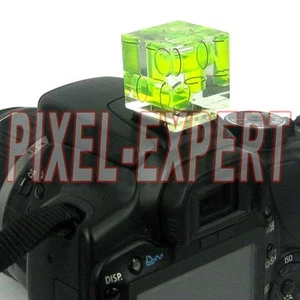 LIVELLA 3 ASSI HOT SHOE BUBBLE SLITTA FLASH PER NIKON D600 D610 D700 D750 D7100 - Foto 1 di 1