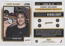 2012-13 Score Gold Rush Teemu Selanne #18 HOF
