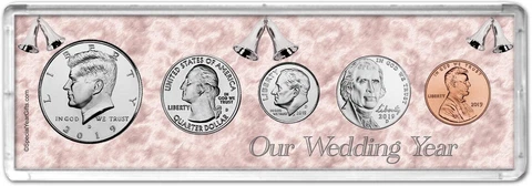 Our Wedding Year Coin Gift Set, 2019 Cover