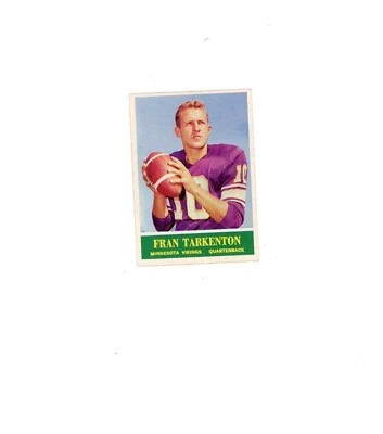 1964 Philadelphia Football #109 Fran Tarkenton EX/Mt Sharp and Clean Card - Image 1 of 2