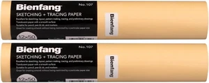 Sketching Tracing Paper Roll Canary Yellow 12" X 50 Yards 2-Pack 100 Yards Total - Picture 1 of 1