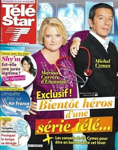 TELE STAR n°1884 10/11/2012 Michel Cymes/ Shy'm/ Air France/ Sylvie Vartan - Imagen 1 de 1