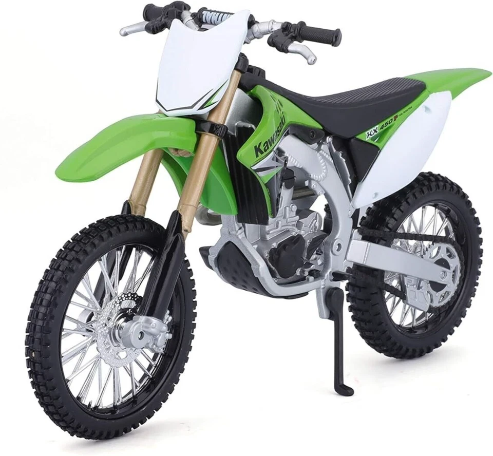 MAISTO KAWASAKI KX 450F 450 F BIKE  MOTORCYCLE 1/12 GREEN 31175 - Image 1 of 1
