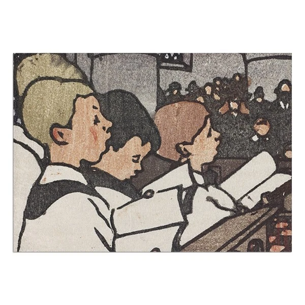 NATIONAL GALLERIES OF SCOTLAND Choir Boys by Mabel Royds Christmas card pack (10 cards)