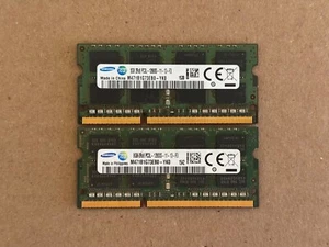 Samsung 16GB (2x8GB) DDR3 1600MHz SO-DIMM Laptop Ram Memory (M471B1G73EB0-YK0) - Picture 1 of 3