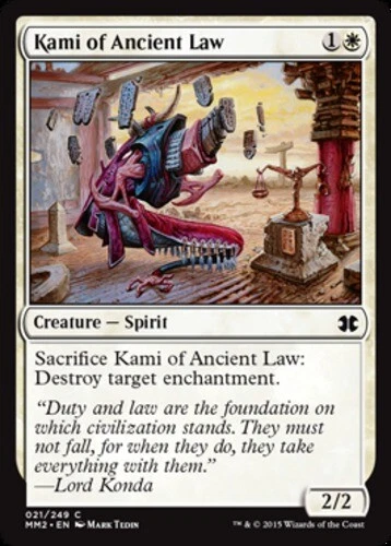 Kami of Ancient Law ~ Lightly Played Modern Masters 2015 MTG Magic UltimateMTG W - Image 1 of 1