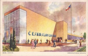 1933 Chicago World Fair - Czechoslovakia Pavilion - "Century of Progress" - Picture 1 of 2